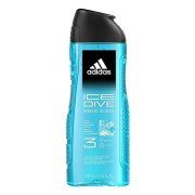 Adidas Ice Dive 3v1, sprchový gél pre mužov 400 ml SG (M)