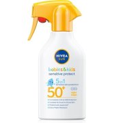 Nivea Sun Detský sprej na opaľovanie Sensitive Protect OF 50+, 270 ml