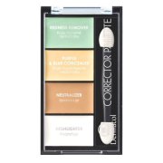 Dermacol Corrector Palette, Štvorfarebná paleta korektorov a rozjasňovača 8,8ml
