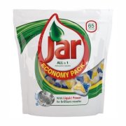 Jar All in 1 Yellow/Blue Dvojzložkové tablety do umývačky riadu, s unikátnou umývacou silou, 65ks