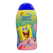 DISNEY Spongebob, šampón a sprchový gel bez parabénov 300ml