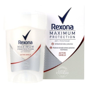 REXONA Maximum Protection Active Shield, Inovačný Antiperspiračný krém dezodorant, s maximálnym