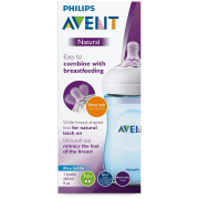 Philips AVENT fľaša Natural 2 PP modrá 260 ml, 1 ks