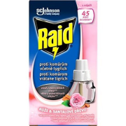 RAID tekutá náplň do elektrického odparovača ruža a santalové drevo 27 ml