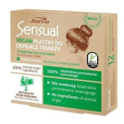 Joanna Sensual Vegan depilačné náplaste na tvár, 12ks