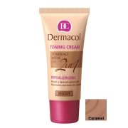 Dermacol Toning Cream 2v1, ľahký tónovací krém Caramel 30 ml