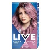 Schwarzkopf LIVE Lightener & Twist Purple Rosé Gold, farba na vlasy Fialová ružovozlatá 50ml