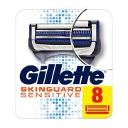 GILLETTE Náhradné holiace hlavice Skinguard Sensitive 8 ks