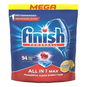 Finish All in One Max Lemon Powerball, tablety do umývačky riadu 94 ks