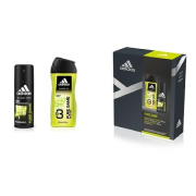 Adidas Pure Game, Pánska darčeková kazeta sprchovací gél 250ml + deosprej 150ml