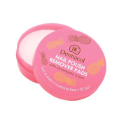 Dermacol Nail Polish Remover Pads, odlakovacie tampóniky s vôňou ananásu 13ml