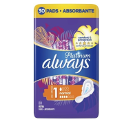 ALWAYS Platinum Normal, hygienické vložky 30 ks