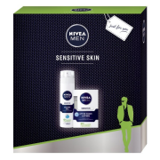 NIVEA Men Sensitive, Pánska darčeková kazeta pre oholenie bez podráždenia