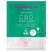 Dermacol Upokojujúca textilná maska s CBD a konopným olejom 1 ks