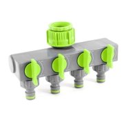 Stalco Rozdeľovač štvoritý s ventilmi 3/4" - 1", 1 ks