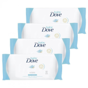 Dove Baby Rich Moisture, vlhčené obrúsky 4 x 50 ks