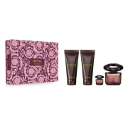 Versace Crystal Noir parfumovaná voda 90 ml + mlieko 100 ml + gél 100 ml + Edp 5 ml