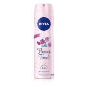 NIVEA Flower Time, antiperspirant v spreji s kvetinovou vôňou 150ml