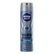 Nivea for Men Silver Protect Polar Blue, sprej antiperspirant pre mužov 150ml