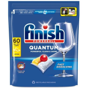 Finish Quantum All in 1 tablety do umývačky riadu Lemon Sparkle 60 ks