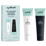 My White Secret Denné a nočné bieliace zubné pasty 2 x 50 ml