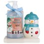ACCENTRA Snowman mydlo s pumpičkou na keramickom podstavci 350 ml