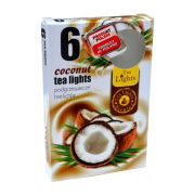 Voňavé sviečky, Tea Lights Coconut 6ks