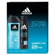 Adidas Ice Dive sprchový gél 250 ml + deo sprej 150 ml set pre mužov (M)