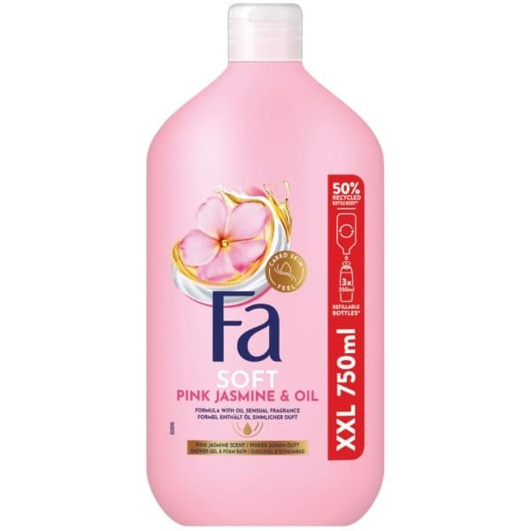 Fa sprchovací gél Magic Oil Pink Jasmine 750 ml