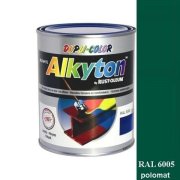 Alkyton Hladký RAL 6005 machová zelená satén 750 ml
