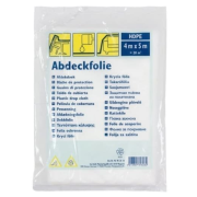 Fólia zakrývacia maliarska HDPE,7 my, 4 x 5 m, 1 ks