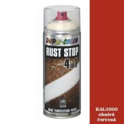 Dupli Color RUST STOP 4v1 RAL 3000 ohnivá červená 400 ml