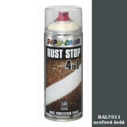 Dupli Color RUST STOP 4v1 RAL 7011 oceľová šedá 400 ml
