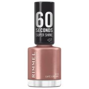 RIMMEL Super Shine 60 Seconds lak na nehty 111 Café Créme 8 ml