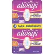Always Platinum hygienické vložky Normal 16 ks