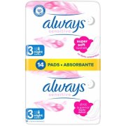 Always Ultra hygienické vložky Night Sensitive 14 ks